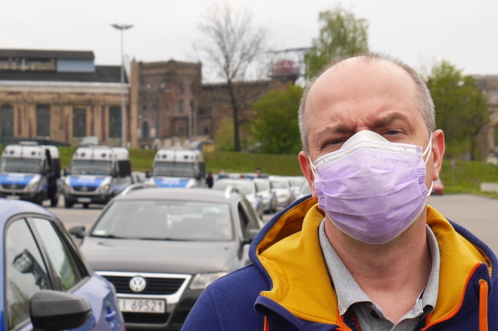 Pierwszomajowy przejazd w Katowicach zakończony ekspresowo przez policję