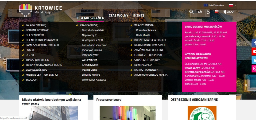 Urząd miasta ma nową stronę internetową