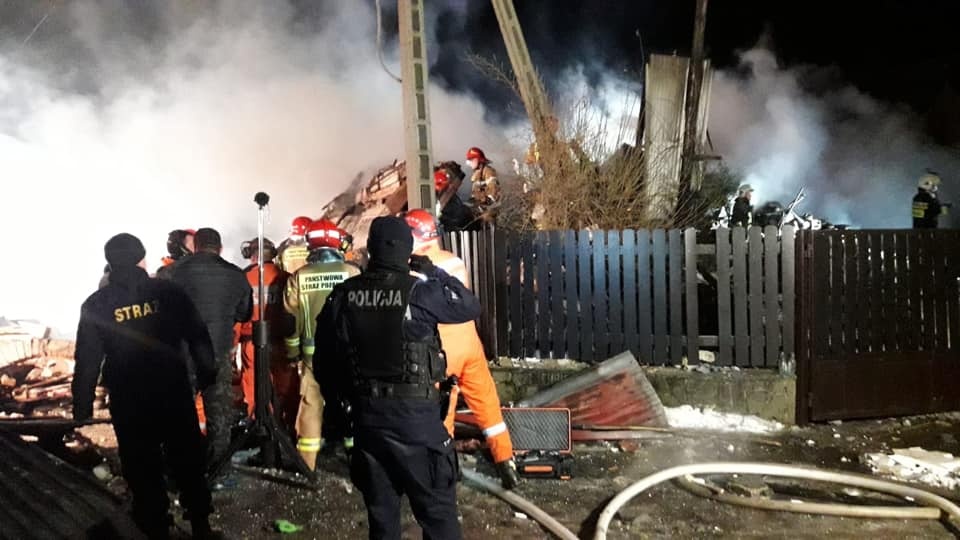 Dramat w Szczyrku. Po wybuchu gazu zawalił się dom. Pod gruzami mogą być ludzie