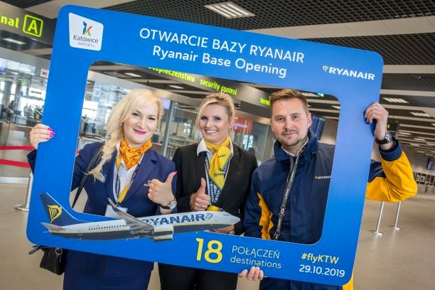 Ryanair otworzył bazę na lotnisku w Pyrzowicach. Będą nowe połączenia