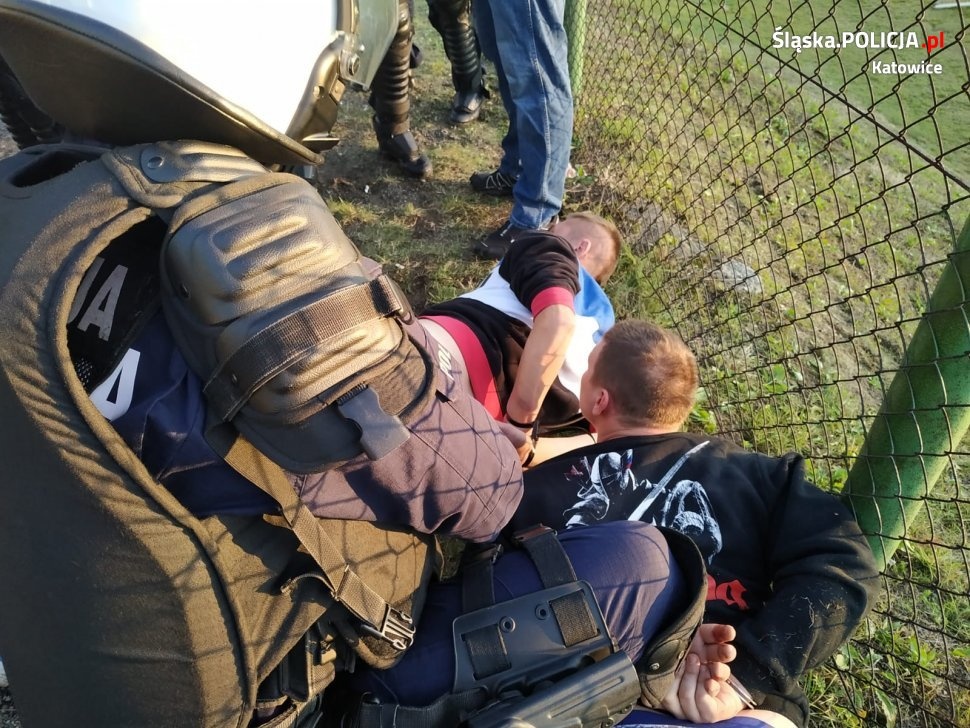 Zamieszki po meczu GKS Katowice. Policja zatrzymała 7 osób
