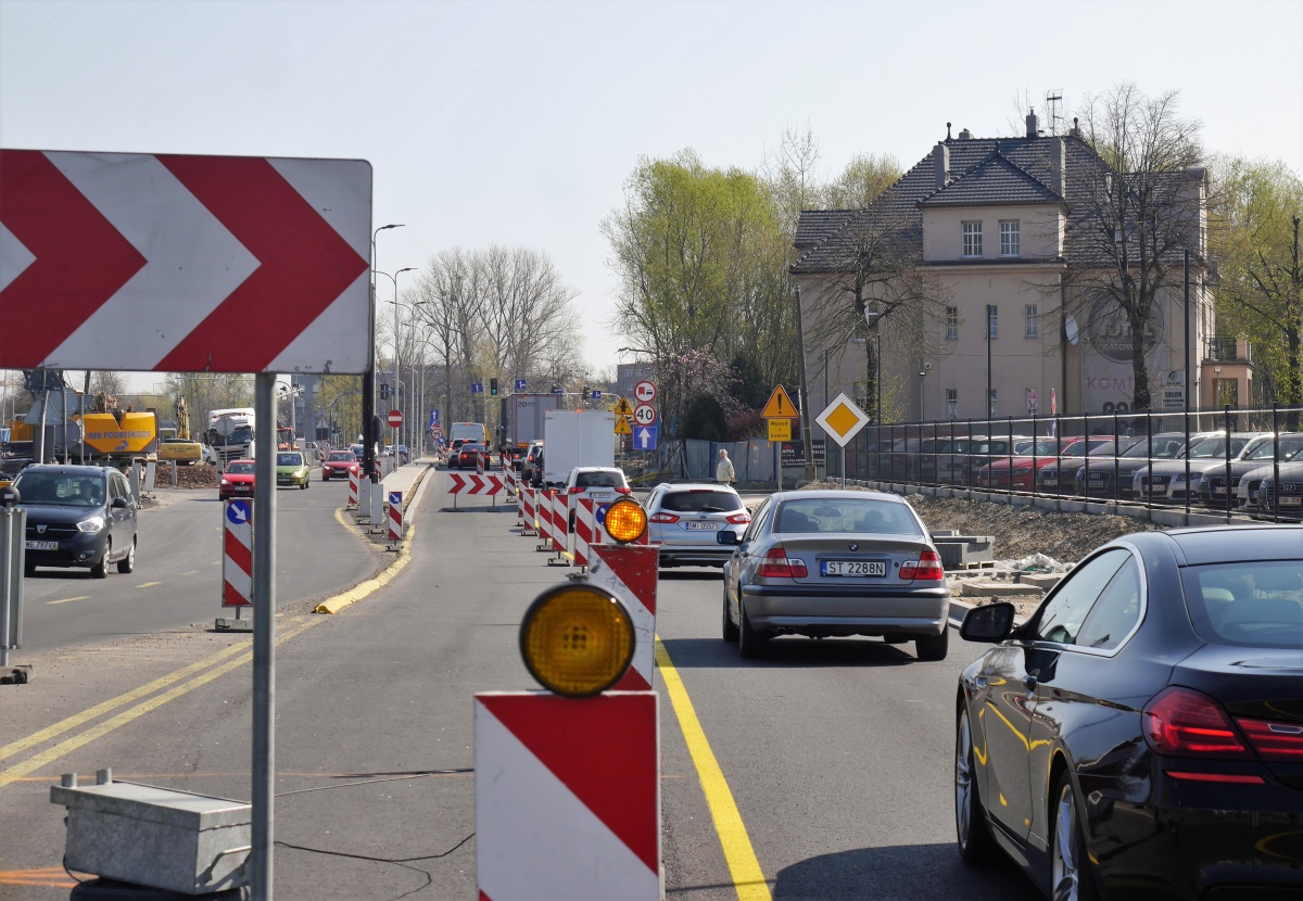 Dzień dobry Katowice. Od dzisiaj kolejne utrudnienia na ul. Kościuszki