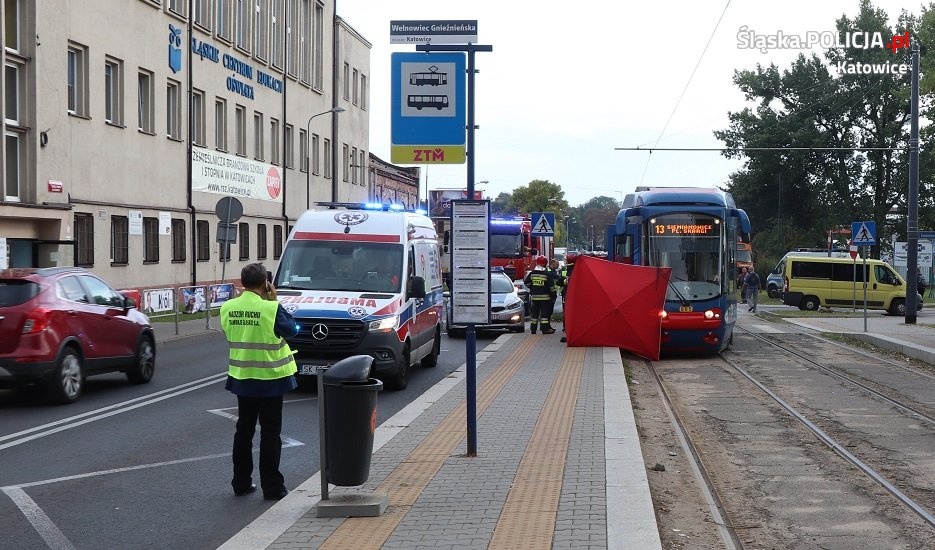 Kobieta, która zginęła pod tramwajem w Katowicach, to 17-latka