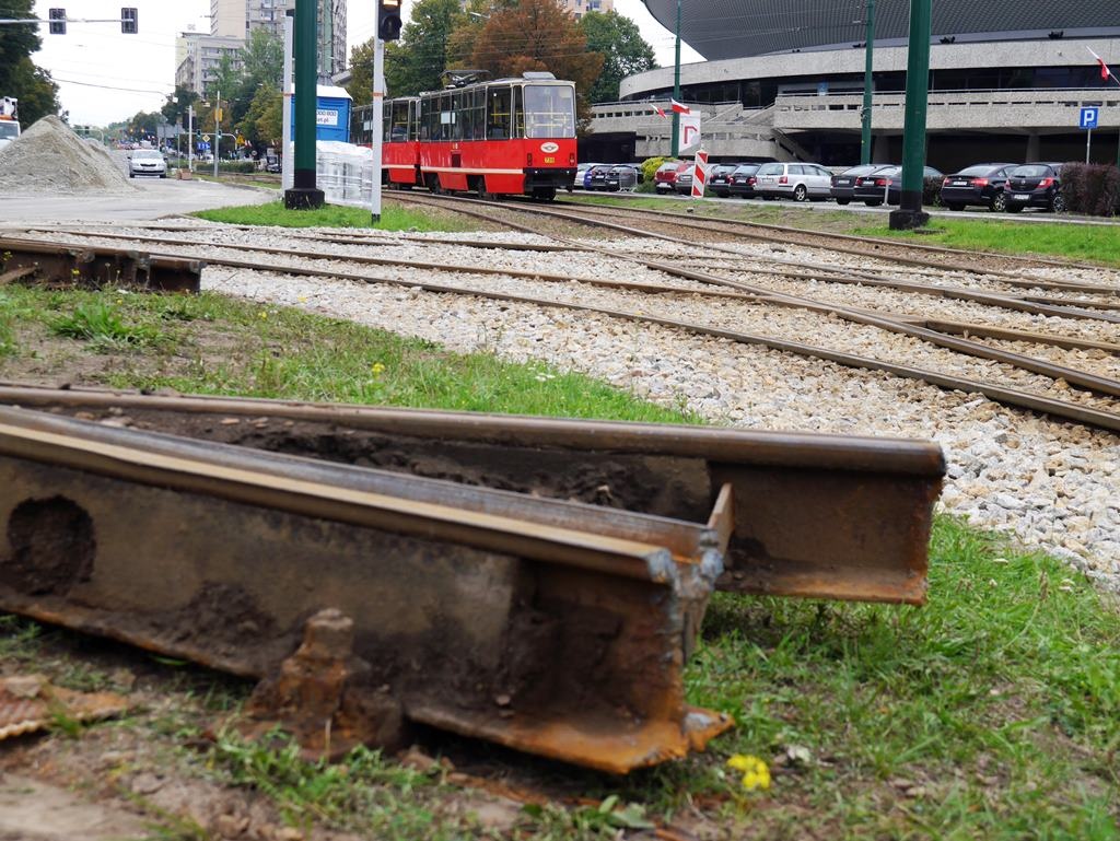 Przerwa w pracach na rondzie. W weekend tramwaje będą kursowały normalnie