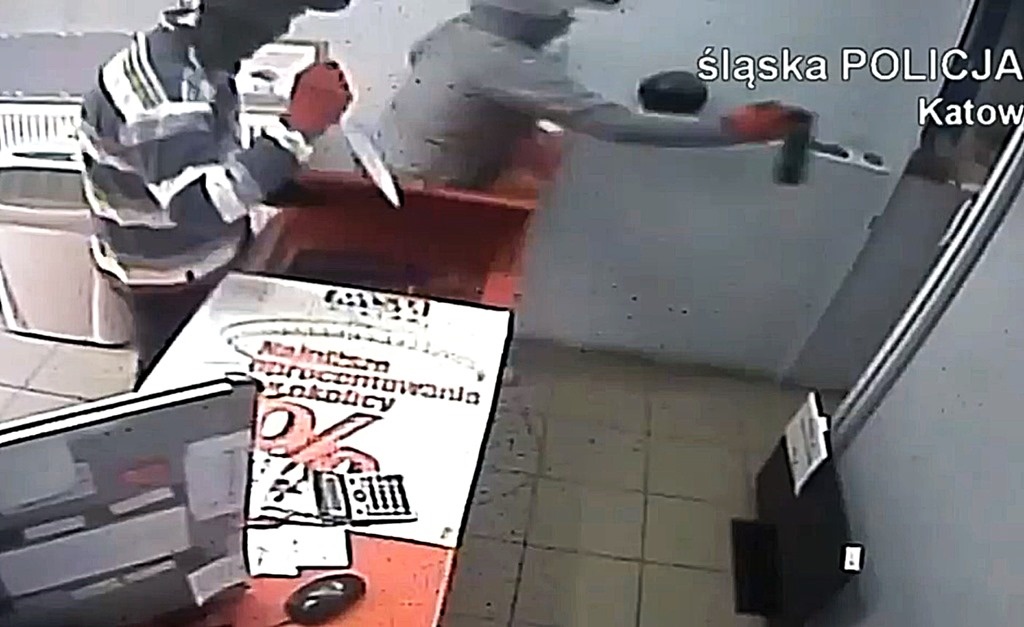 Napad w Załężu. Grozili nożem i gazem w lombardzie [WIDEO]