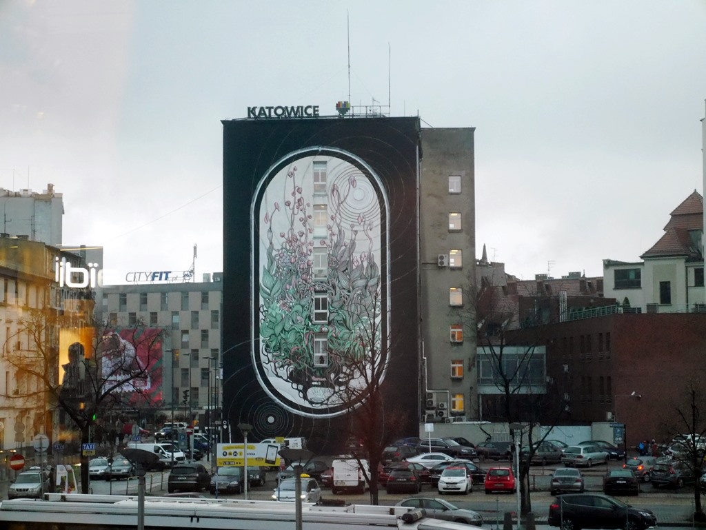 Dzień dobry Katowice. Mural na urzędzie miasta jest już gotowy