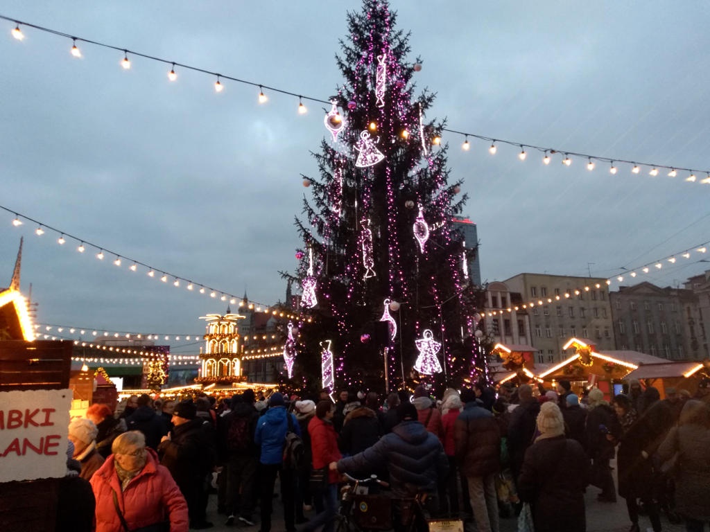 Choinka na Rynku już świeci