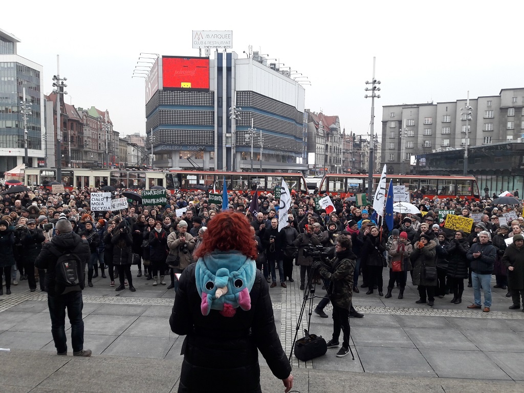 Dzień dobry Katowice.  Dzisiaj odbędzie się Marsz Kobiet