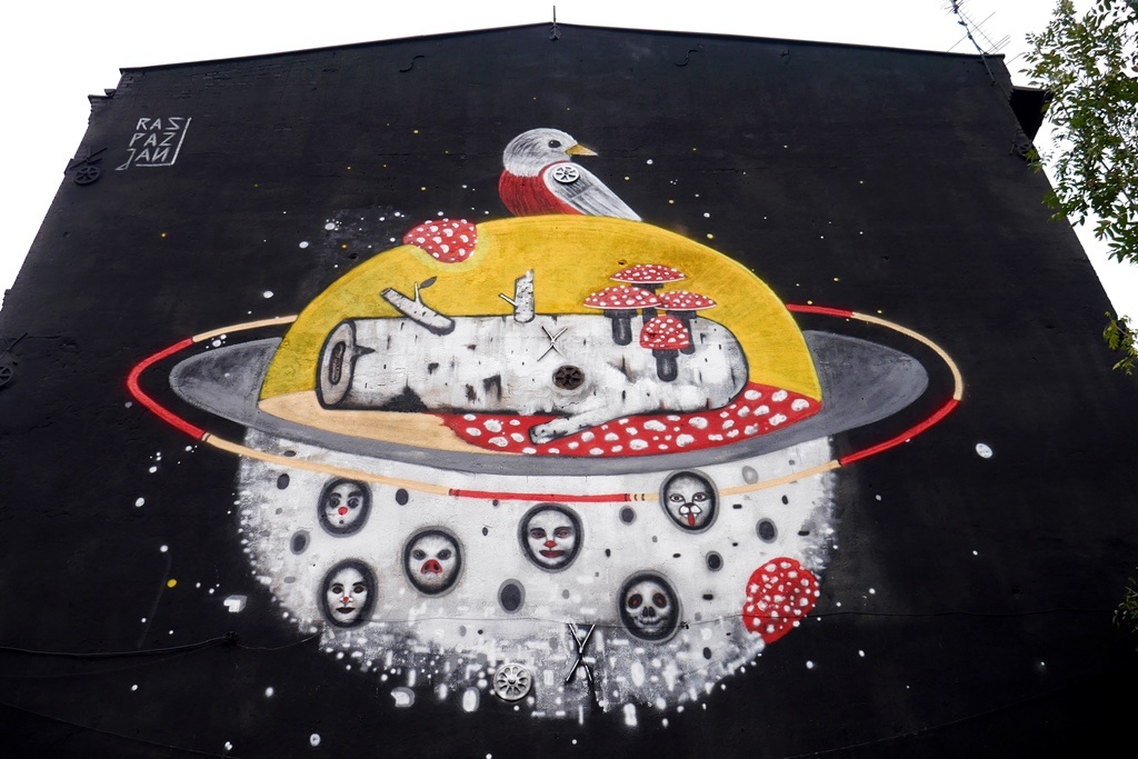 Nowy mural Raspazjana w jednej z dzielnic. Urzędnicy mieli zastrzeżenia [ZDJĘCIA]