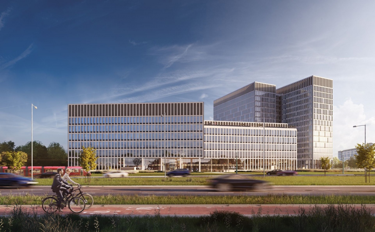 Trwa budowa biurowców w centrum miasta