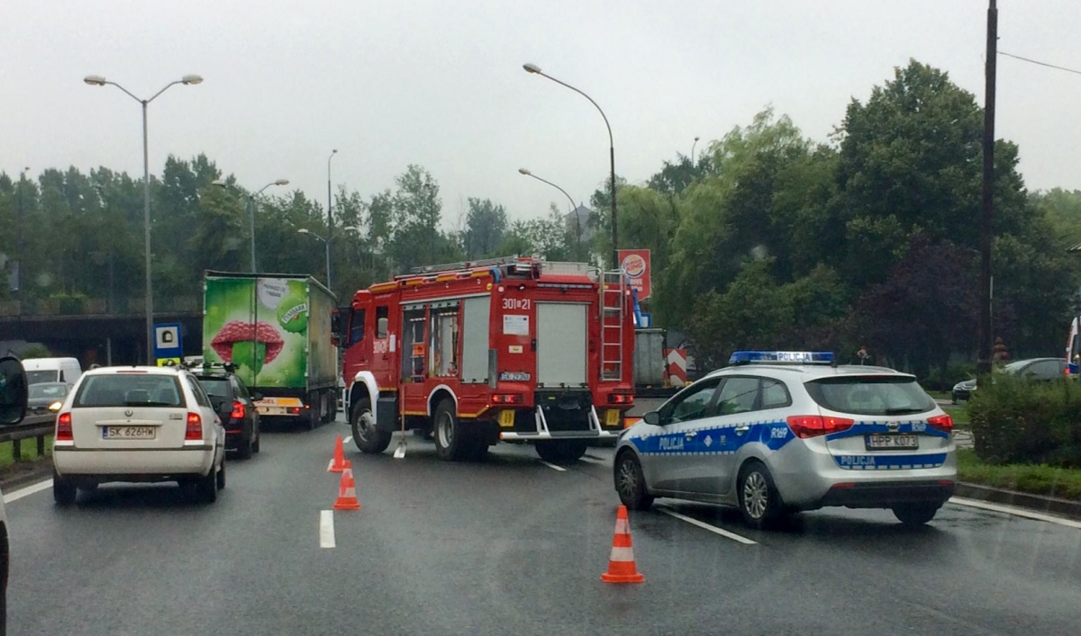 Wypadek na Murckowskiej. Tworzą się korki