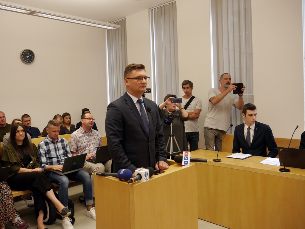 Prezydent Marcin Krupa przesłuchany przez sąd. 