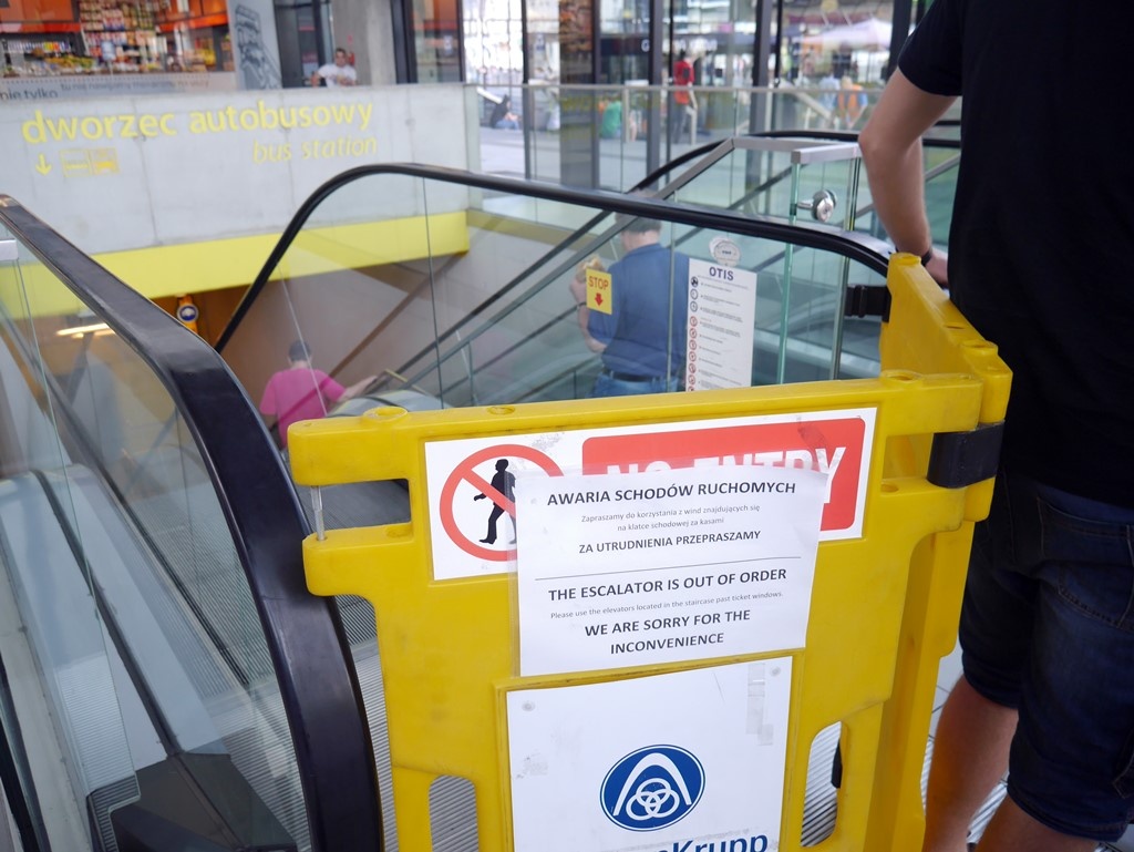 Dzień dobry Katowice. Schody ruchome na dworcu zostaną wymienione