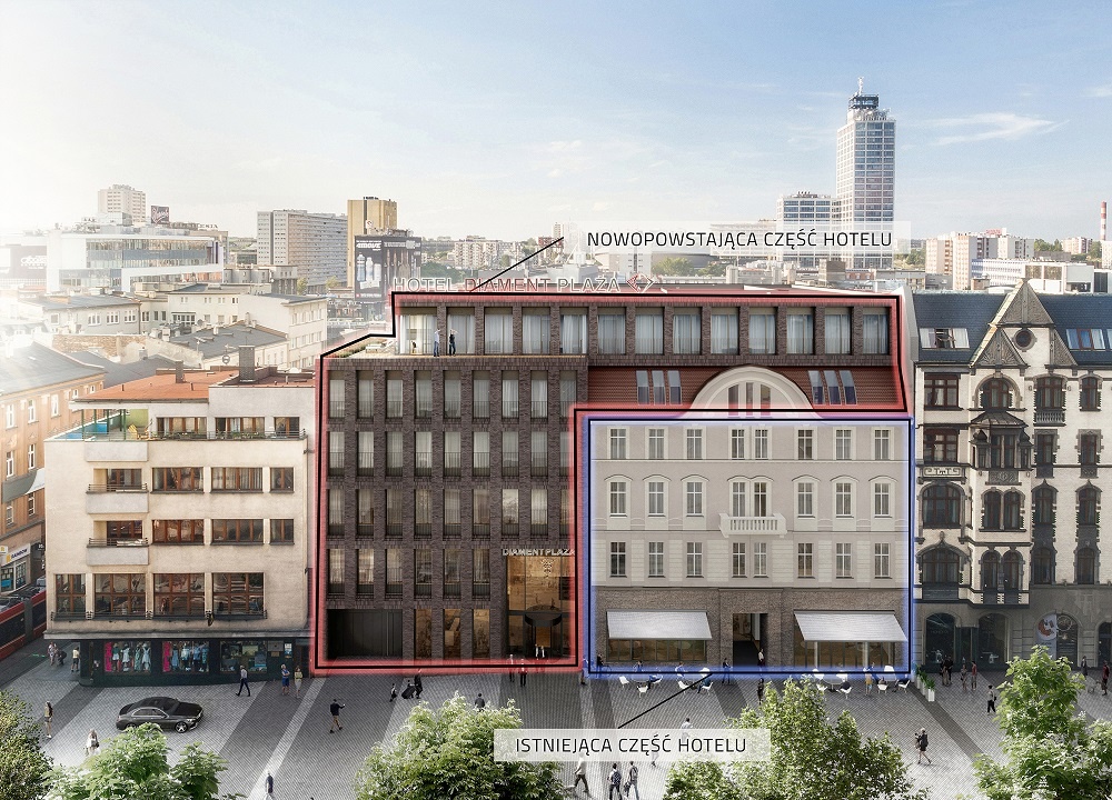 Hotel przy ul. Dworcowej zostanie rozbudowany