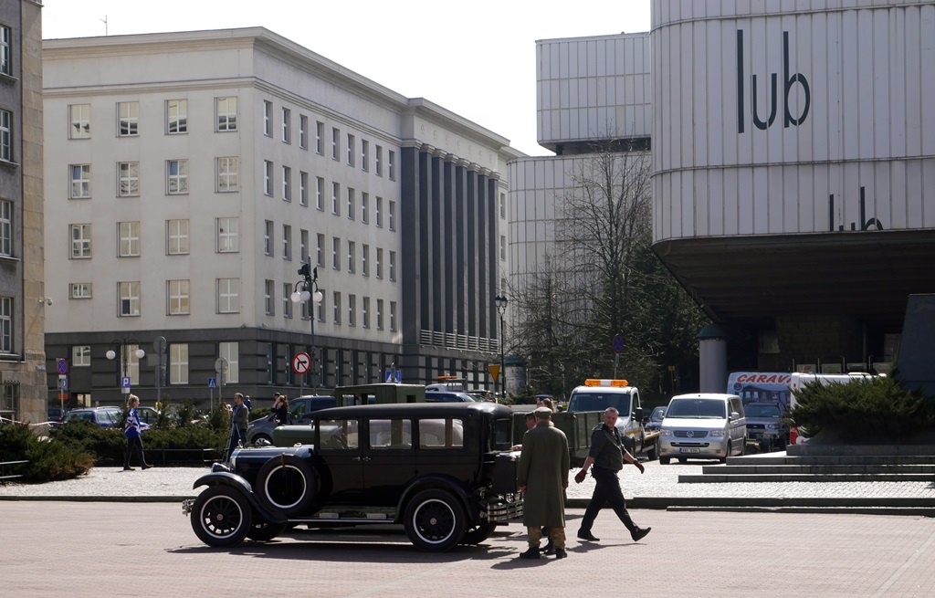 Dzień dobry Katowice. W centrum miasta trwają zdjęcia do najnowszego filmu Agnieszki Holland