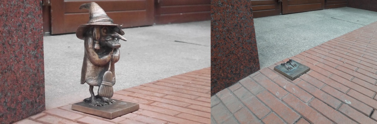 Szlak Ślonski Godki znowu zniszczony. Ktoś ukradł jedną z figurek