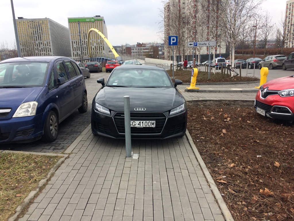 Kierowcy po raz kolejny rozjeździli strefę kultury [GALERIA WSTYDU]