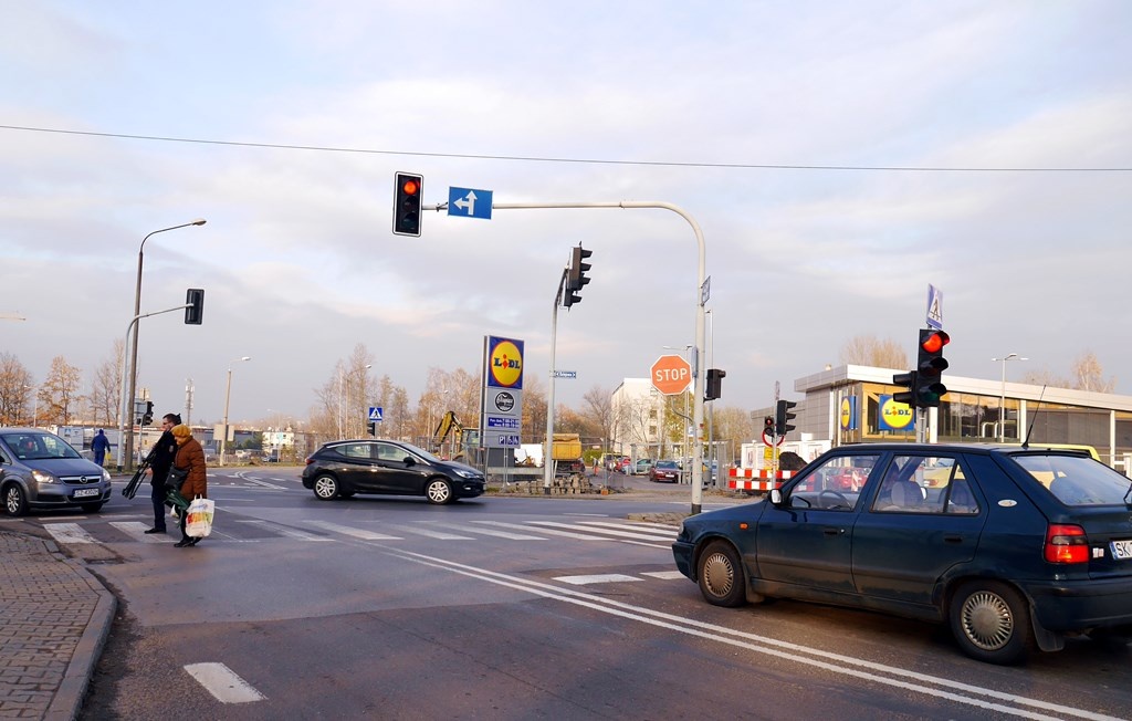 Dzisiaj rusza kolejny etap przebudowy dróg przy Galerii Libero. Będą utrudnienia