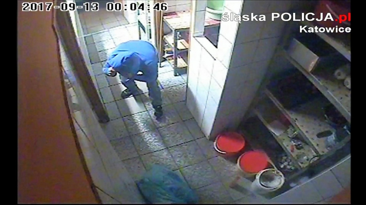 Napadł na lokal z kebabem i ukradł pieniądze [WIDEO]