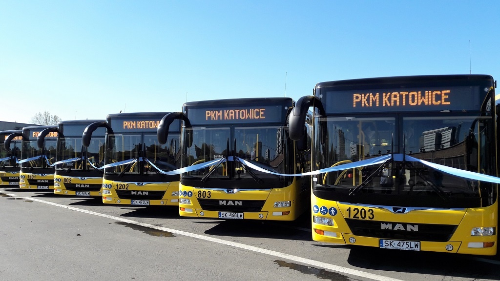 Na ulice Katowic wyjechały nowe autobusy. PKM zainwestował ponad 36 mln zł