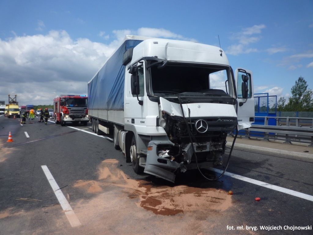 Po wypadku autostrada A4 jest już przejezdna