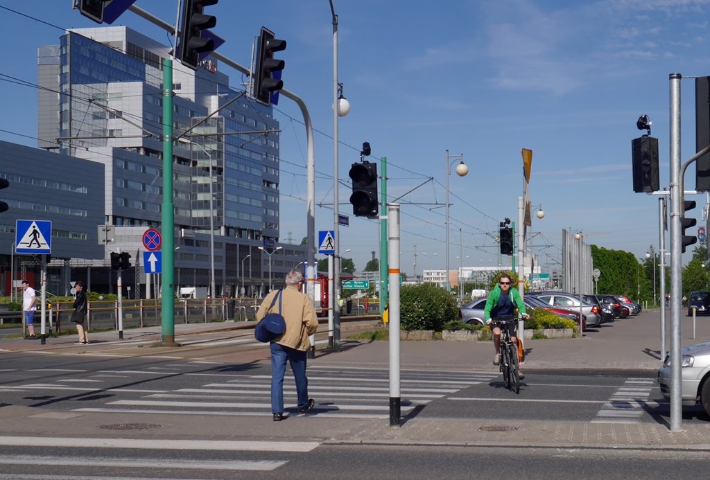 Kolejny przejazd dla rowerzystów w centrum Katowic
