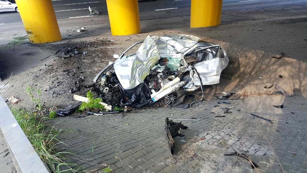 Tragiczny wypadek na DTŚ-ce. Kierowca nie żyje