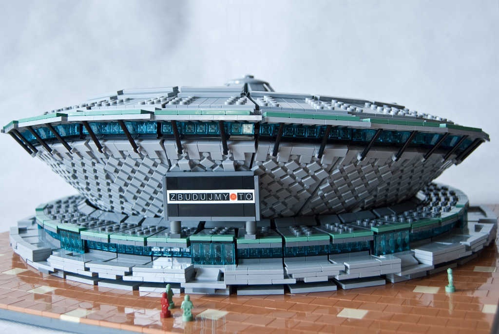 Katowiczanin zbudował Spodek z klocków Lego