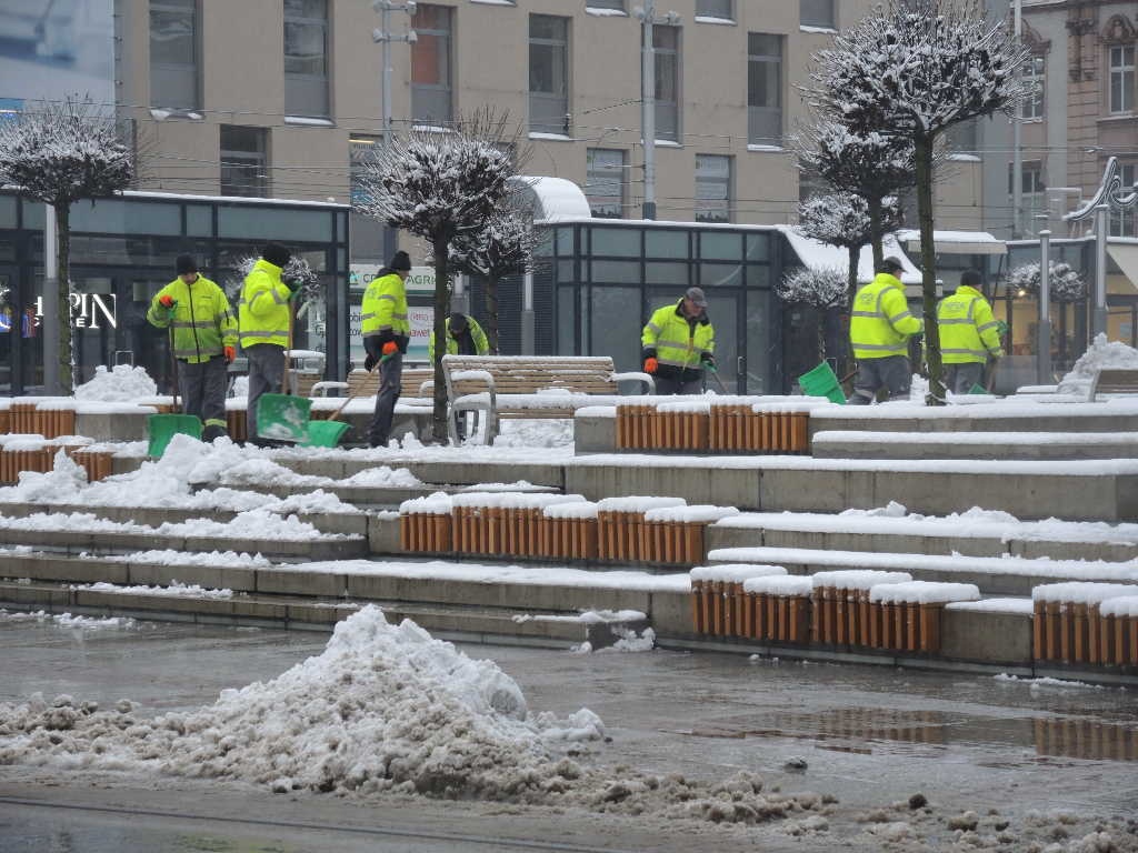 Dzień dobry Katowice. W mieście już zima