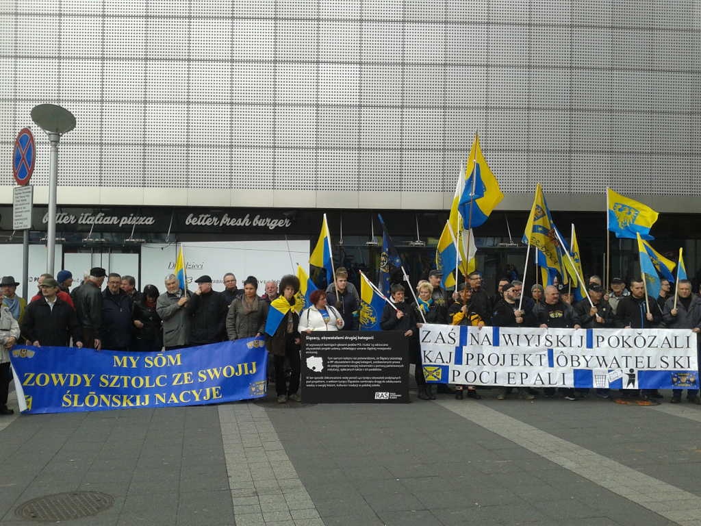 Chcą statusu mniejszości etnicznej. Dziś manifestowali w Katowicach
