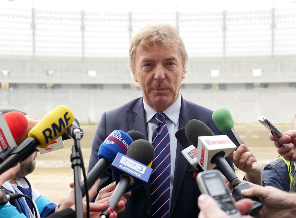 Zbigniew Boniek obiecuje mecze reprezentacji na Stadionie Śląskim, ale konkretów brak