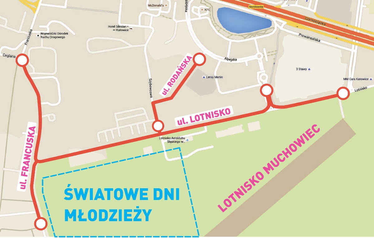 Światowe Dni Młodzieży w Katowicach: utrudnienia w ruchu i dodatkowe autobusy