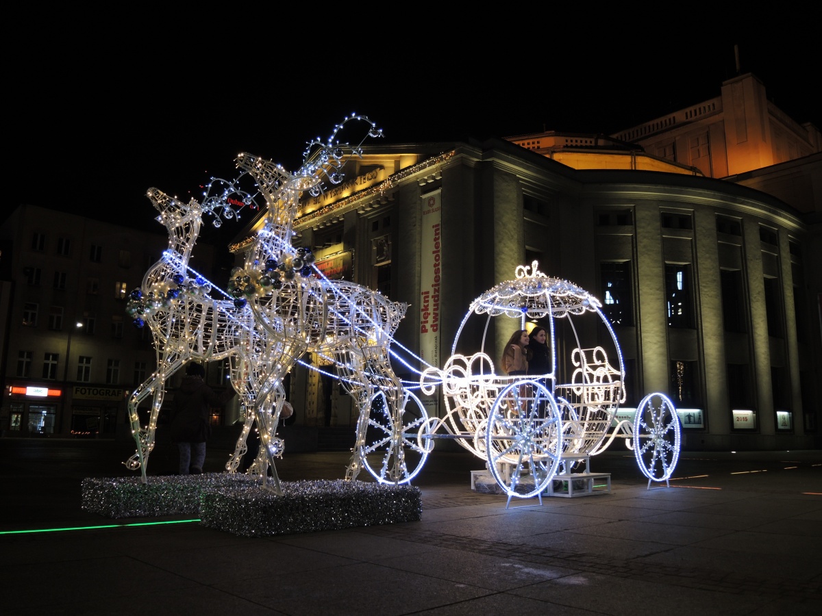 Tak się świecą Katowice