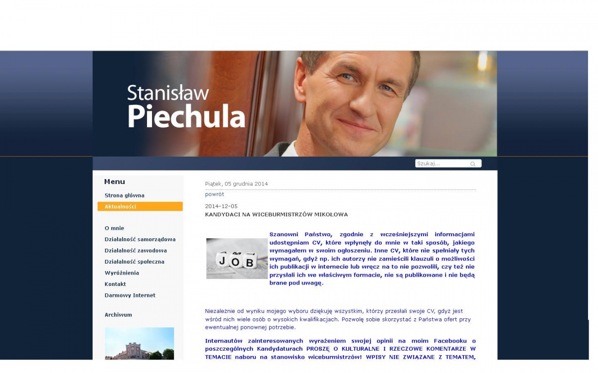 Ponad 20 chętnych na zastępców burmistrza Mikołowa
