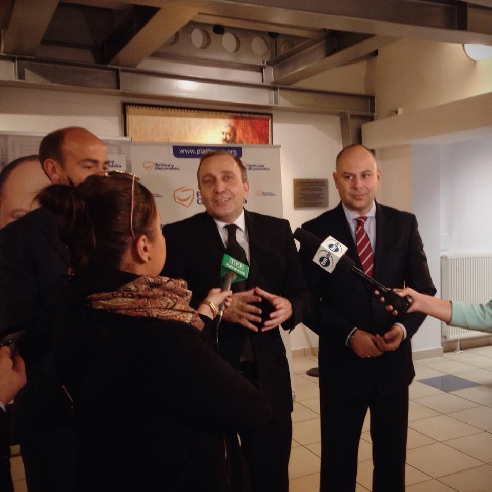 Grzegorz Schetyna chwali Piotra Uszoka