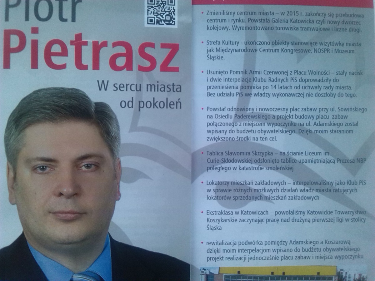Radny PiS przypisuje sobie sukces, który osiągnęli sami mieszkańcy