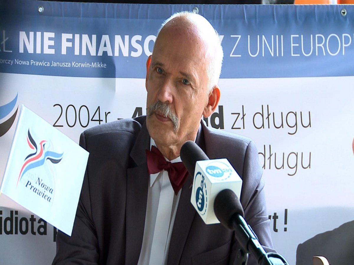 Korwin-Mikke stawia na kobietę