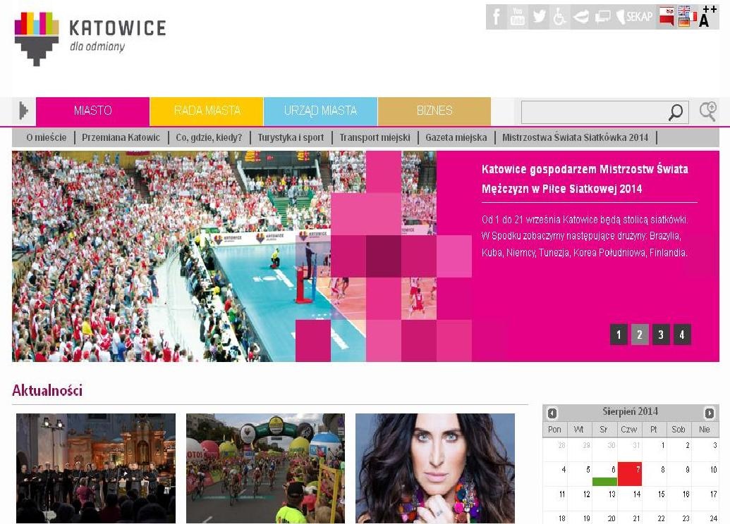 Nowa strona Katowic