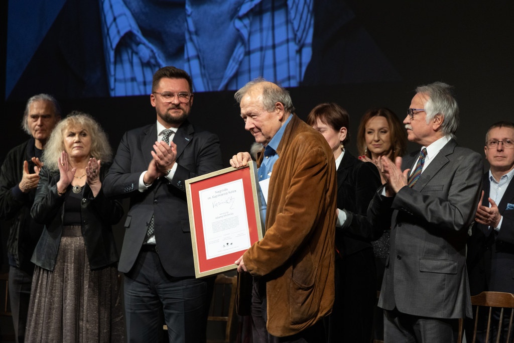 Adam Michnik dostał ufundowaną przez Katowice nagrodę im. Kazimierza Kutza