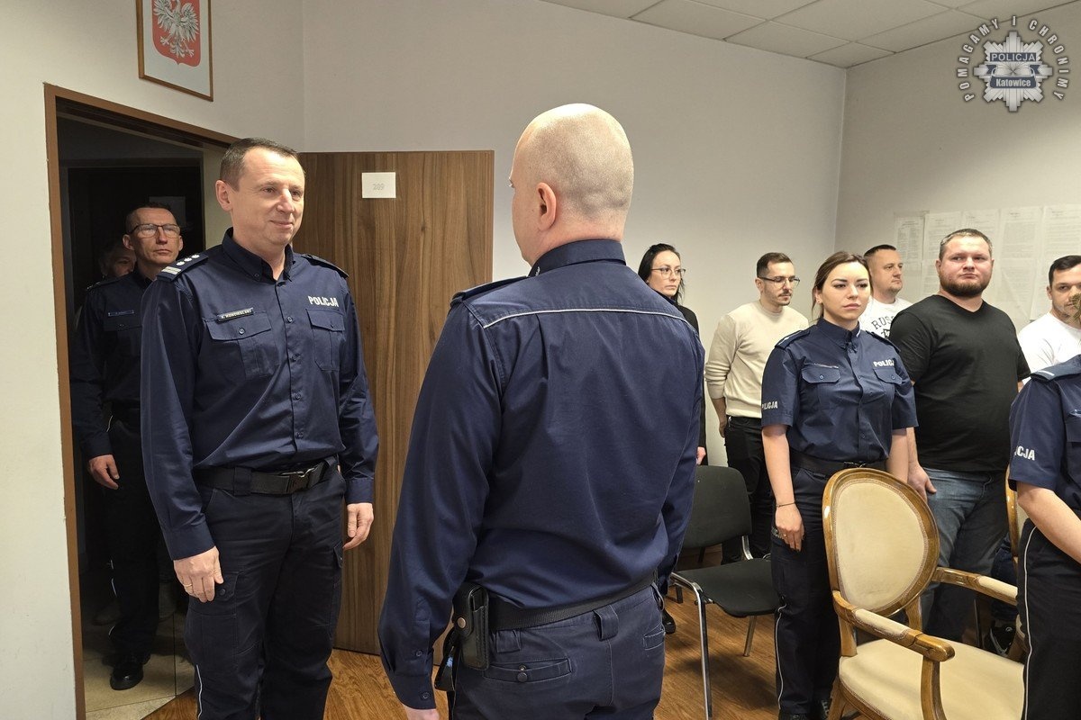 Zmiany kadrowe w katowickiej policji. Są nowi komendanci komisariatów