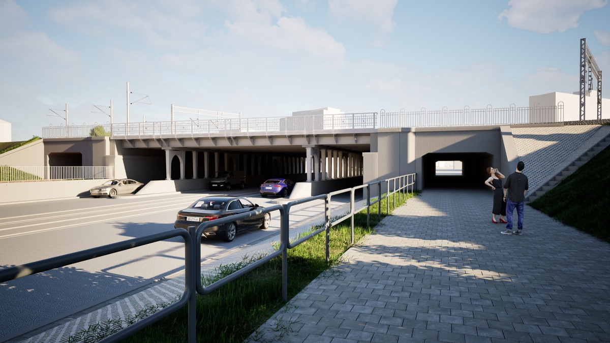 Postępują prace na linii kolejowej Będzin-Katowice Szopienice