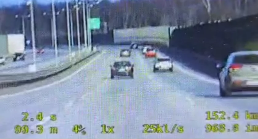 Pomylił DTŚ z autostradą. Policja zatrzymała pirata drogowego