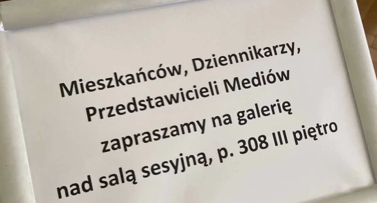 Mieszkańcy i dziennikarze odsunięci od rady miasta