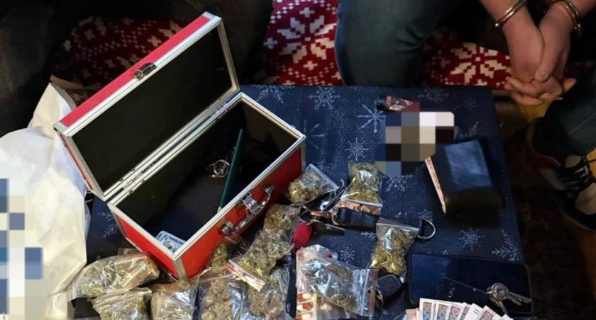Diler z Tunezji zatrzymany. Strażnicy graniczni i policjanci znaleźli przy nim narkotyki 