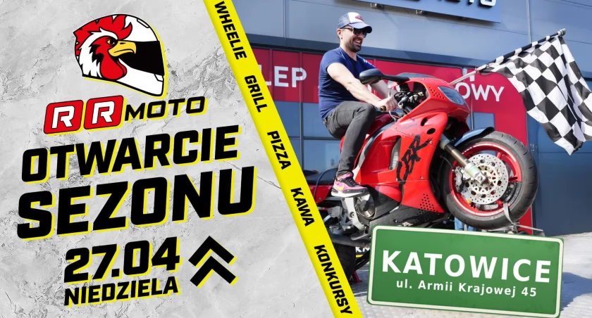 Motocyklowe emocje w Katowicach! Motopiknik RRmoto 2025 już w niedzielę 27.04
