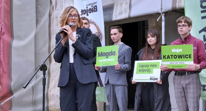 Magdalena Biejat w Katowicach przekonywała, że nie można się bać migrantów. „Ataki na Centra Integracji Cudzoziemców są oburzające”