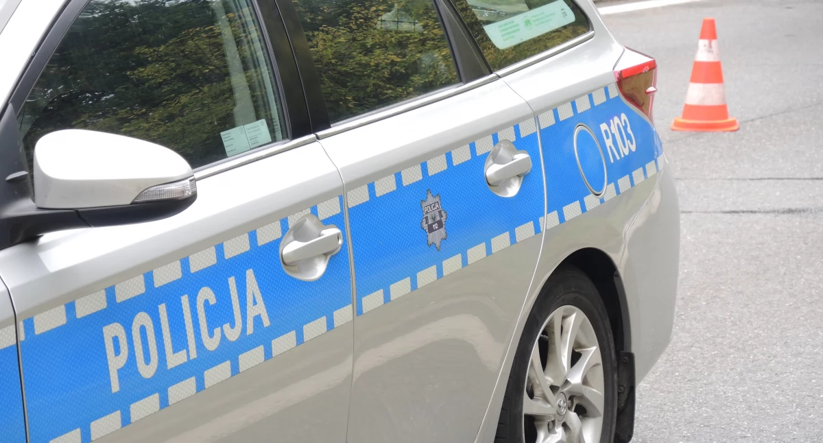 Długi korek na autostradzie A4. Zderzyły się trzy samochody