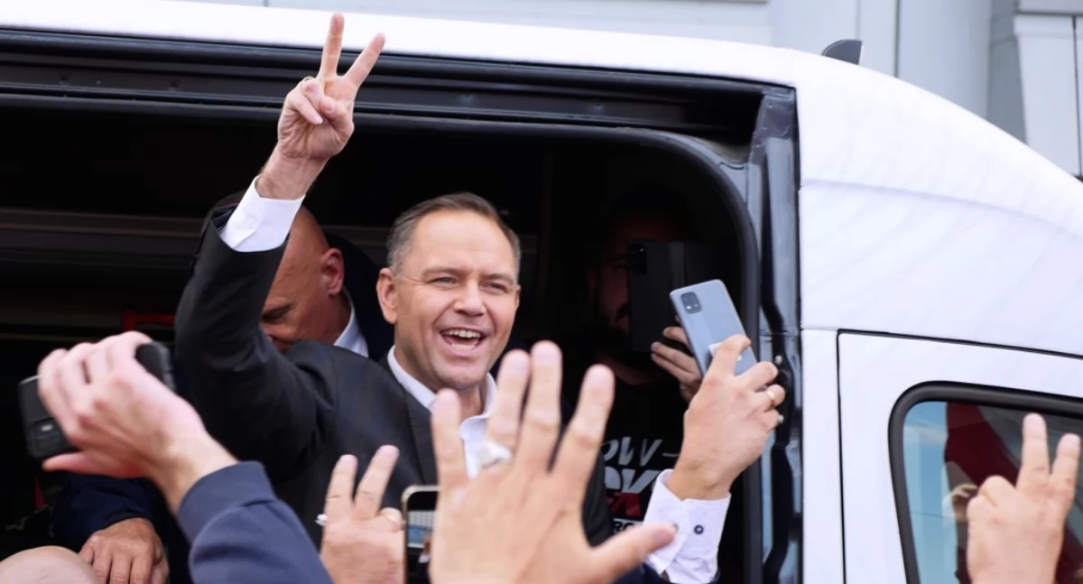 Karol Nawrocki w Katowicach: Rafał Trzaskowski to tchórz i słup