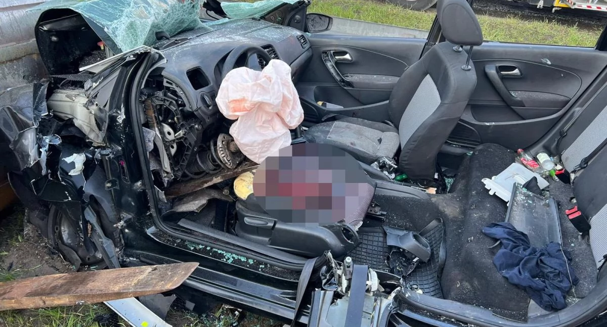 Nowe fakty w sprawie śmiertelnego wypadku na autostradzie A4. Kierowca, który wjechał w koparkę, nie miał uprawnień do prowadzenia pojazdów