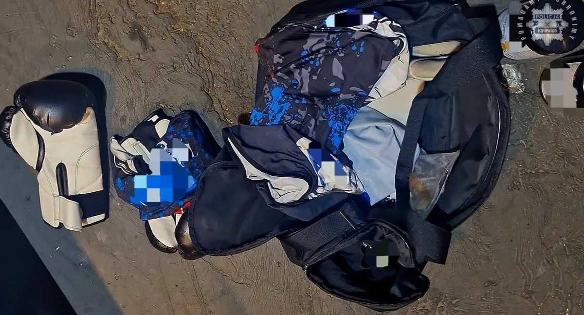 Kibole Ruchu Chorzów zrobili wjazd na Ligotę. Mieli kominiarki, rękawice do walk i ochraniacze na szczęki